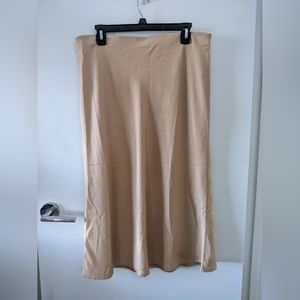 Silky Midi Slip Skirt